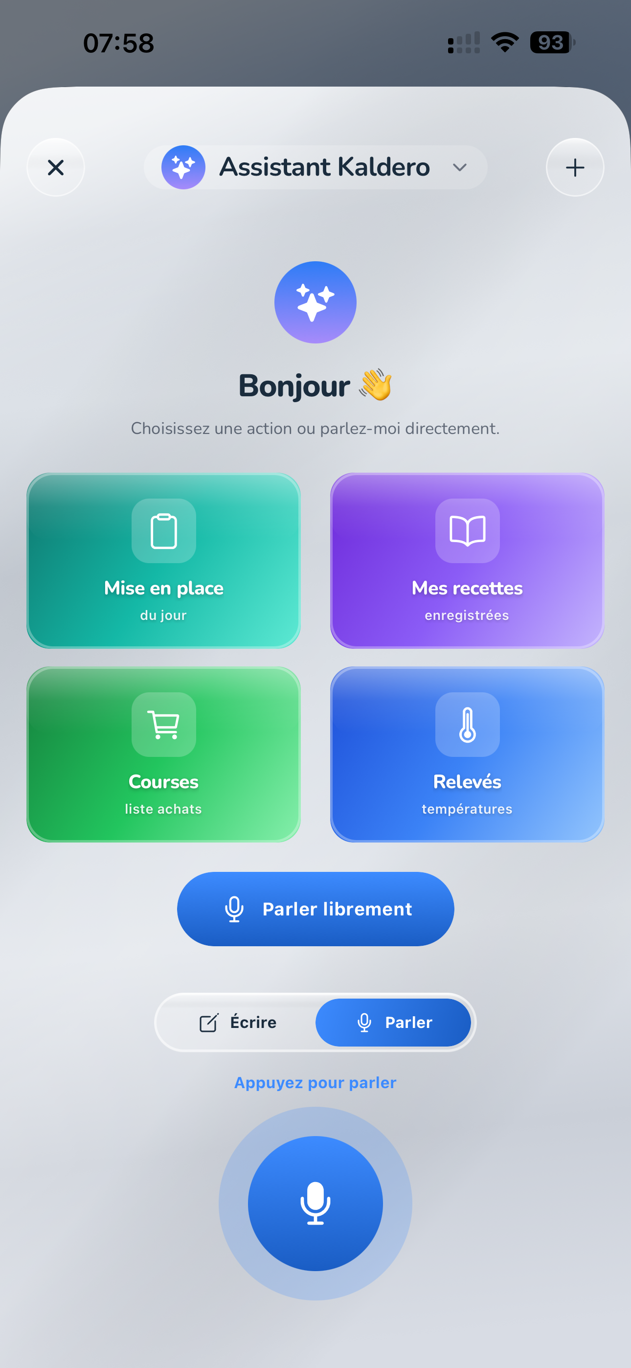 Assistant vocal mains libres